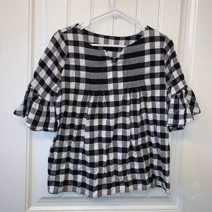 Plaid Top